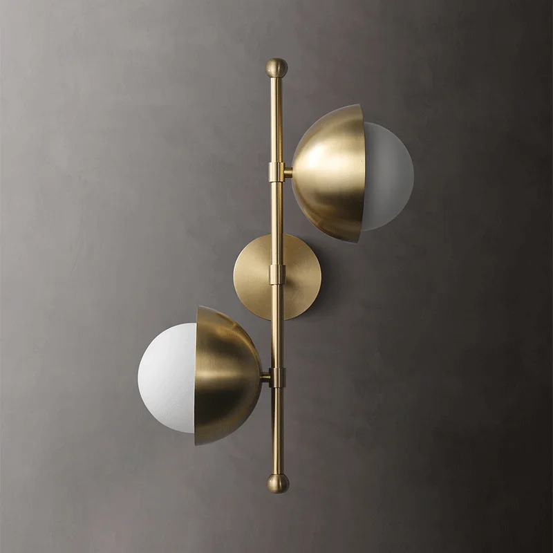 Современная латунная настенная лампа в стиле пост-модерн светодиодный