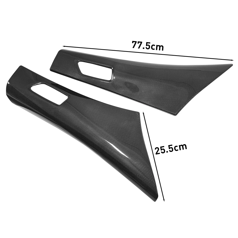 Настоящее углеродное волокно внутренняя задняя дверная панель автомобиля