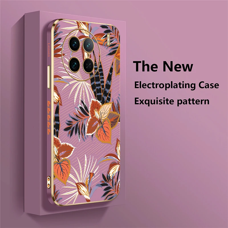 Чехол для телефона с цветочным узором Vivo U20 U10 U3X U3 U1 T1 Pro 5G Индия силиконовый