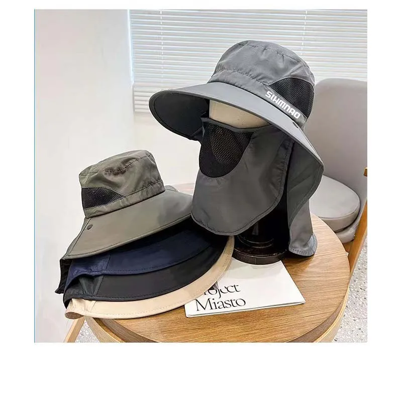 Уличная Солнцезащитная шляпа для мужчин и женщин летняя большая с защитой от
