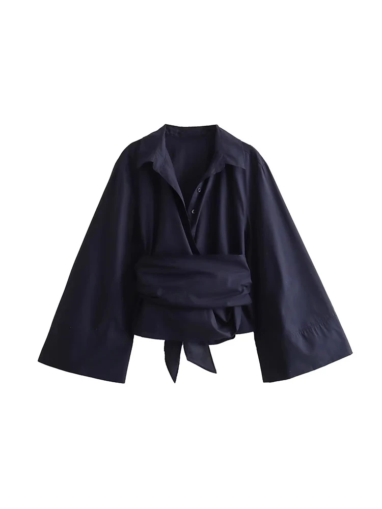 Осень-зима 2022 новая женская модная повседневная рубашка-поло с