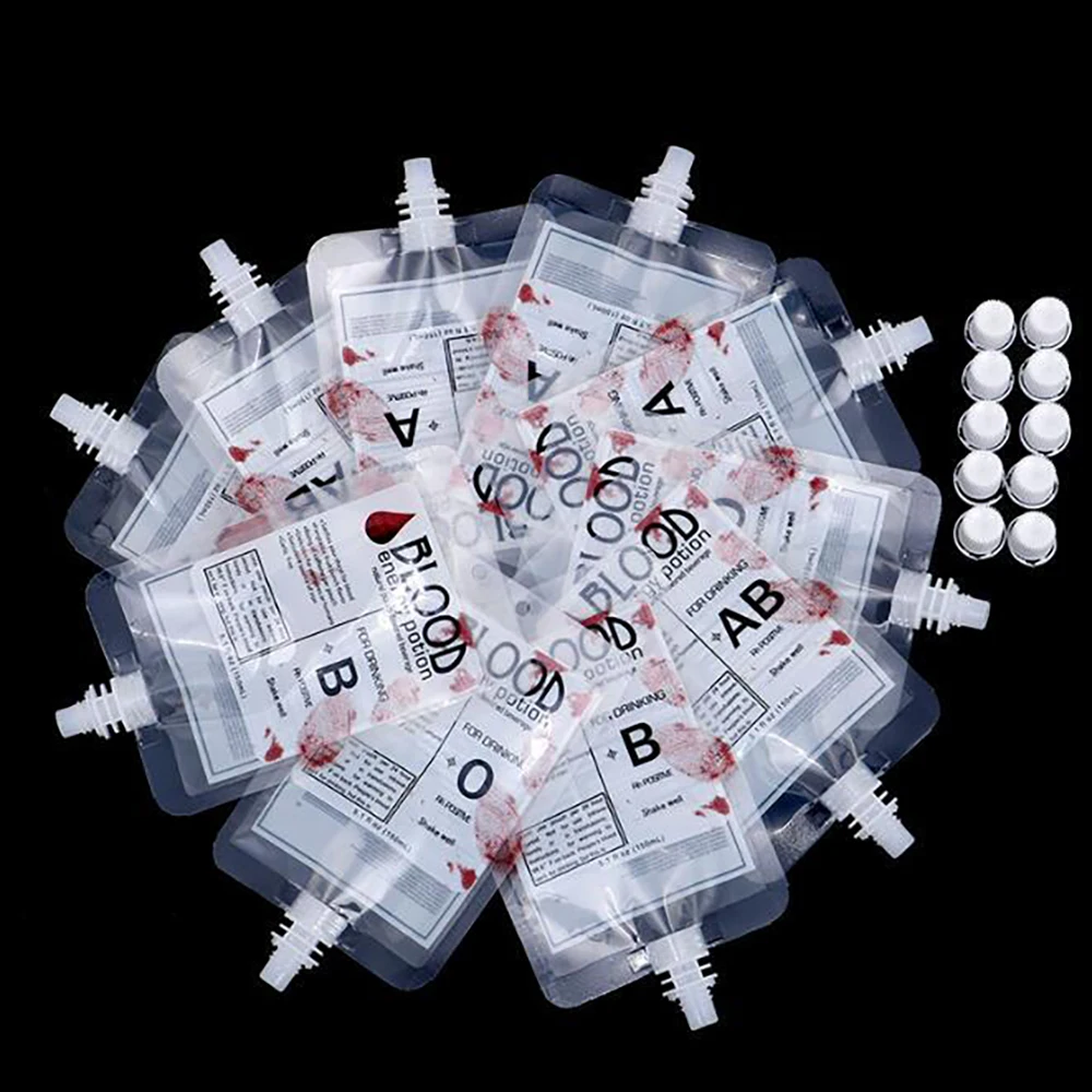 20 шт. пакеты крови для Хэллоуина 150 мл