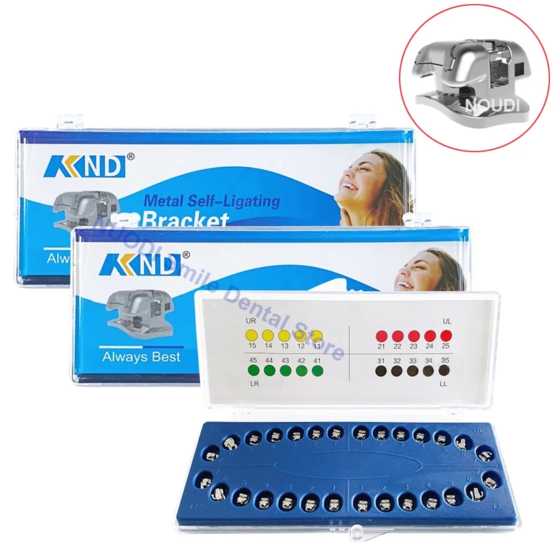 28 шт./компл. ортодонтические металлические брекеты стоматологические