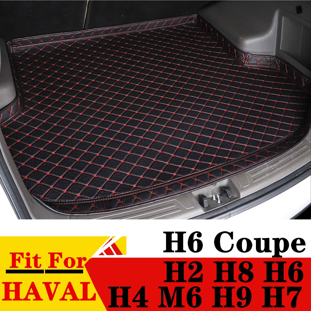 

Car Trunk Mat For Haval H2 H8 H6 H4 M6 H9 H7 H6 Coupe High Side All Weather XPE Rear Cargo Cover Carpet Pad Tail Auto Boot Liner