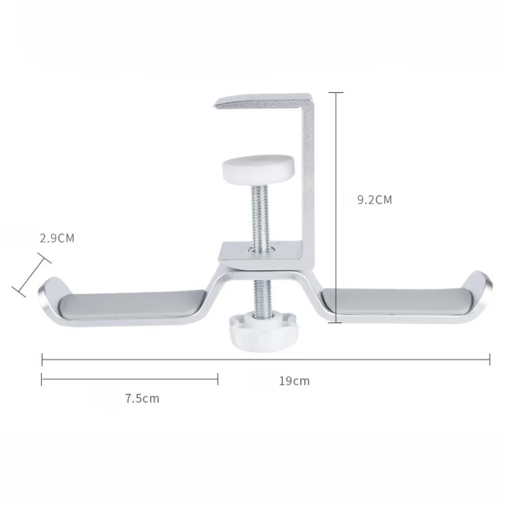 Новая алюминиевая подставка для наушников вращающийся зажим рук настенная