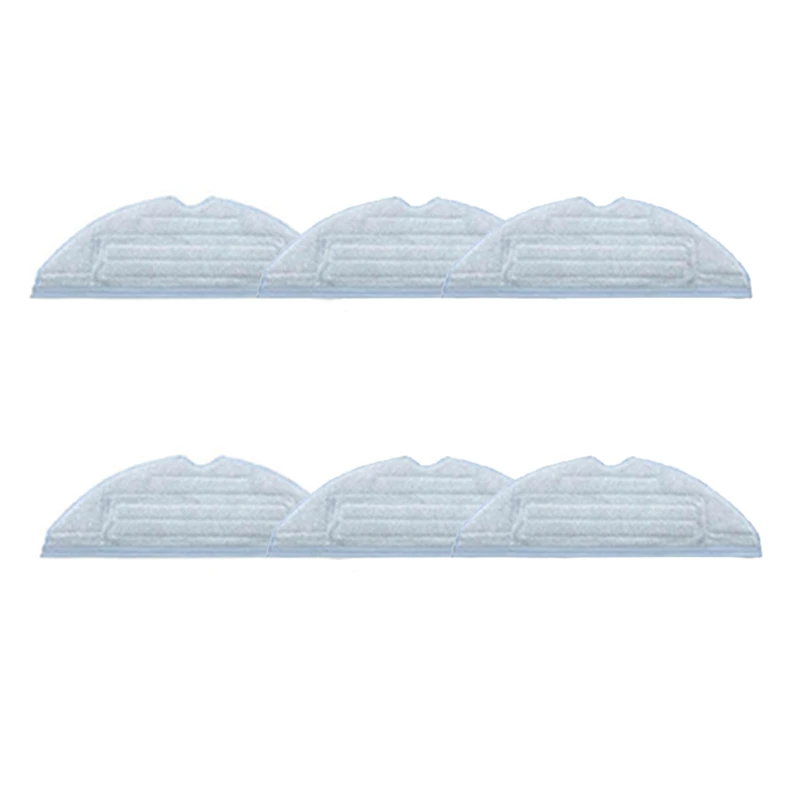 

SANQ 6Pcsmopping Cloths Washable & Reusable Mop Cloth For Xiaomi Roborock T7 T7plus S7 Vacuum Cleaning Pads Robot Vacuum Part