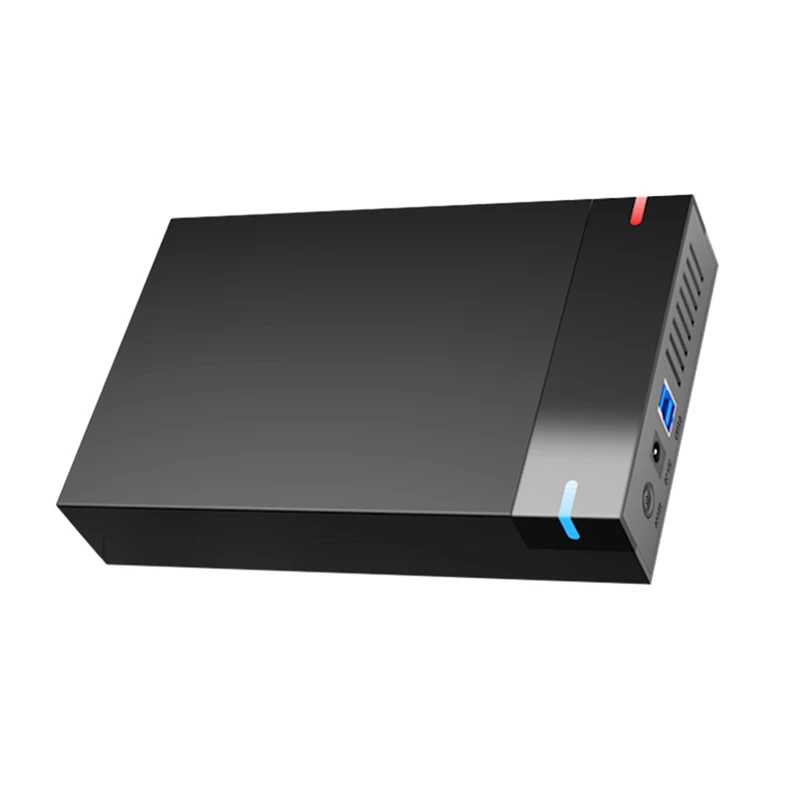 Фото Корпус для HDD SATA с адаптером USB 3.0, внешний бокс для жесткого диска 3.5 дюйма, SSD-накопитель до 10 ТБ, для ПК и ноутбуков, с вилкой стандарта США - DTB3 №5