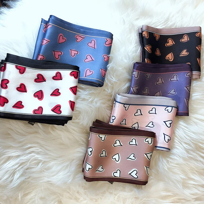 

Long Skinny Hairband Neck Scarfs For Women Fashion Neckerchief Wrist Ribbon Scarf For Ladies 9*100cm Headband Bag Scarves Female