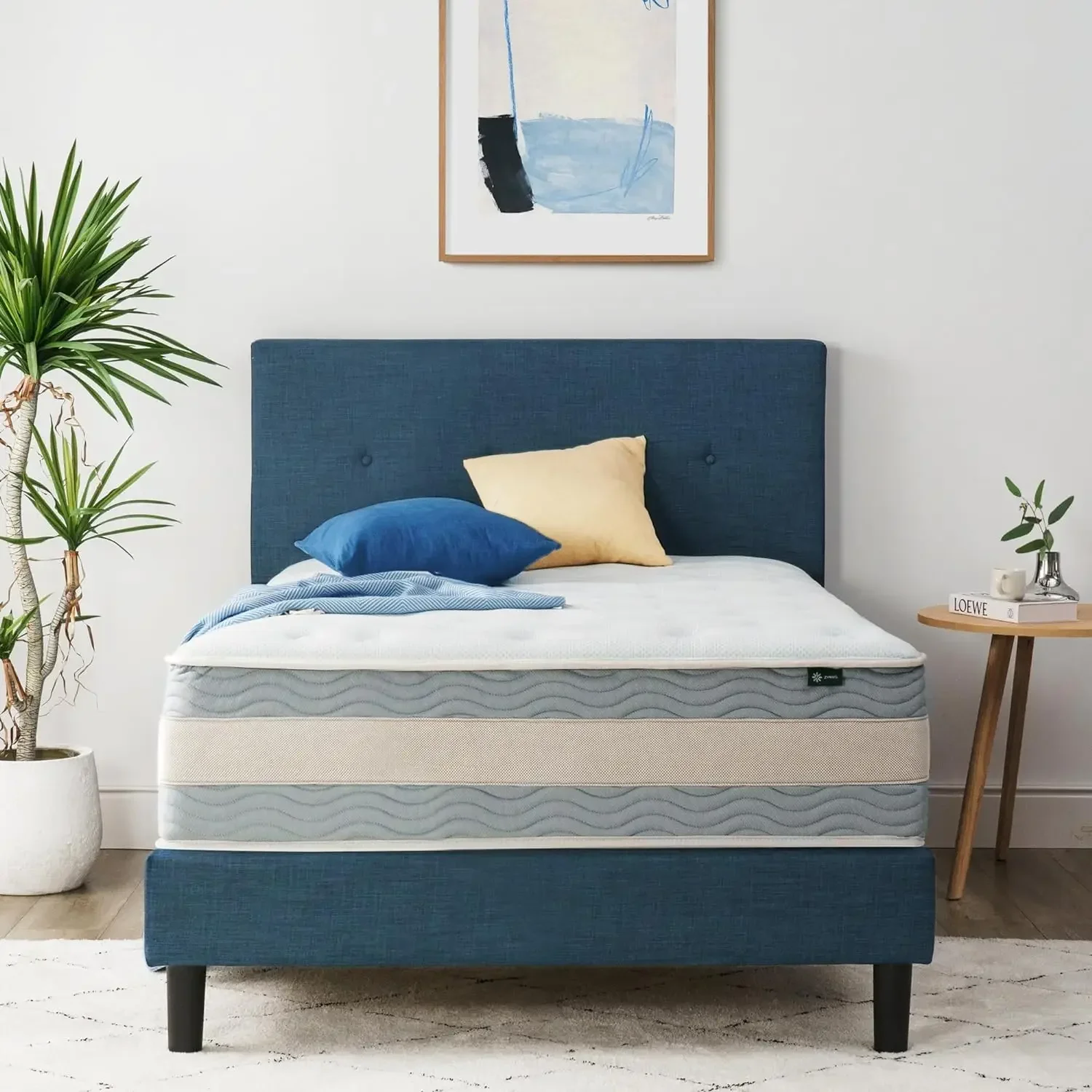 Zinus 12-дюймовый охлаждающий комфортный Гибридный матрас [Новая версия]