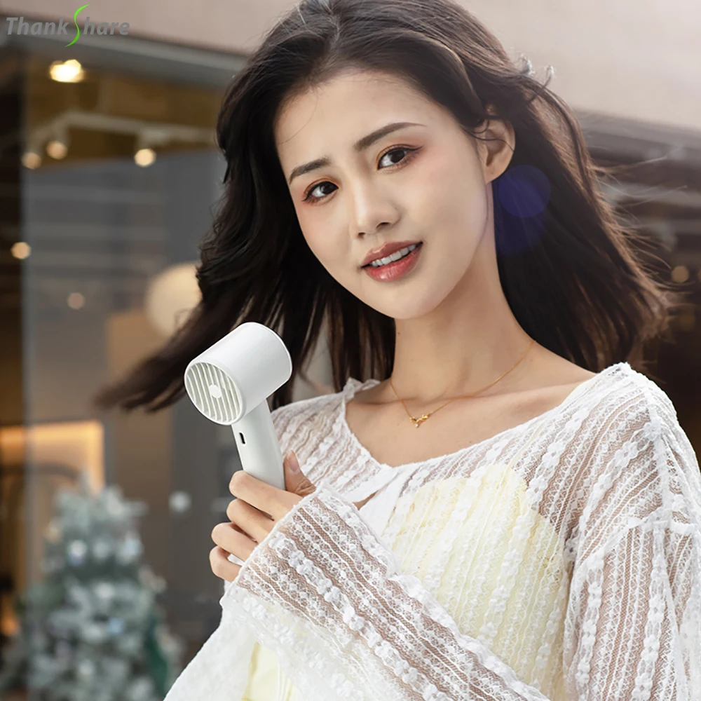 USB-зарядный легкий ручной турбоэлектрический вентилятор с 3 регулируемыми