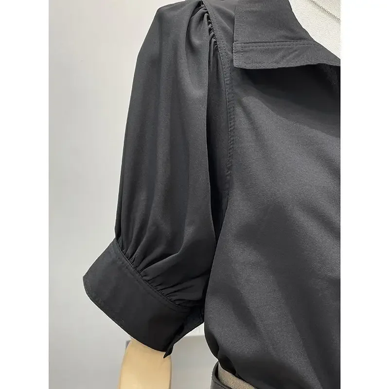 2024 новая элегантная профессиональная женская рубашка во французском стиле с