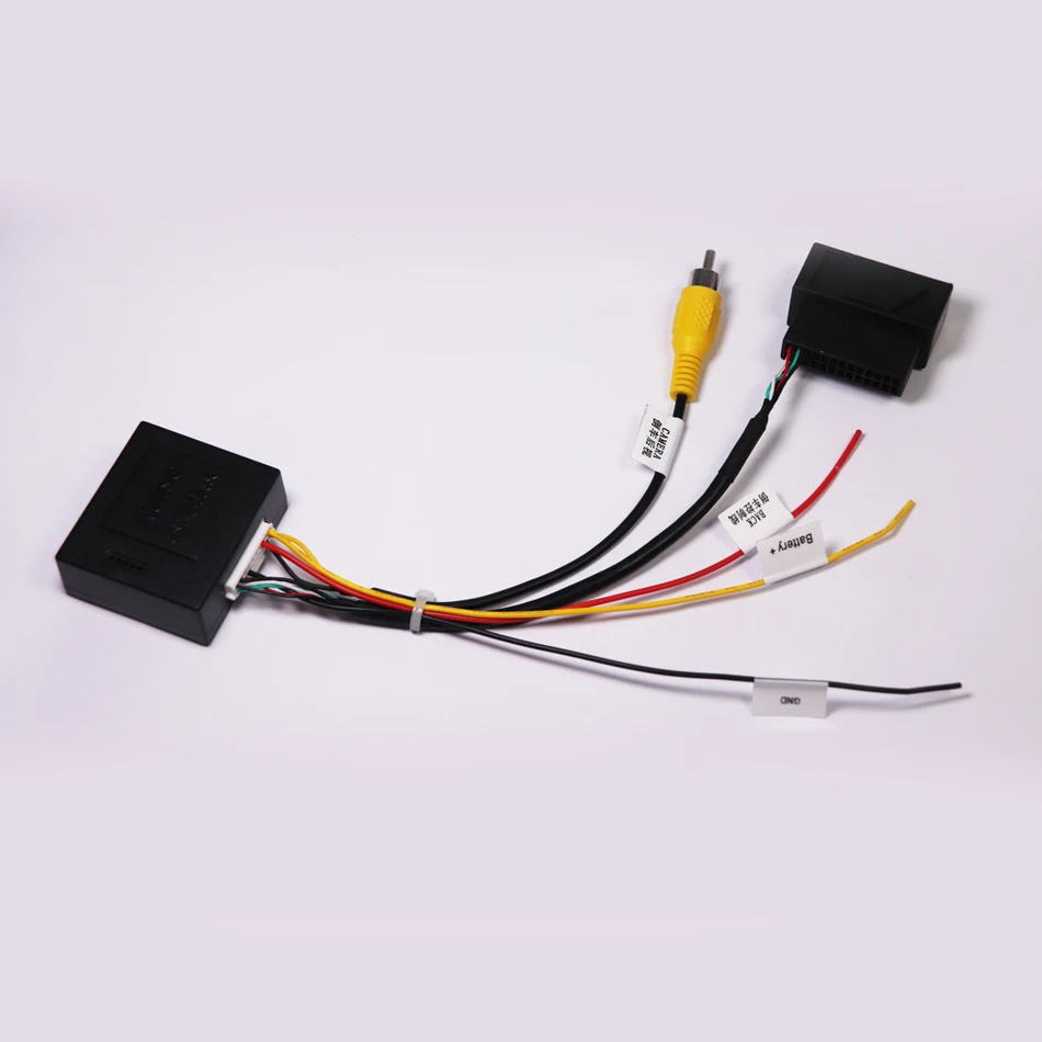 26-контактный адаптер RGB в CVBS (RCA) AV-сигнала для VW оригинальная камера заднего вида