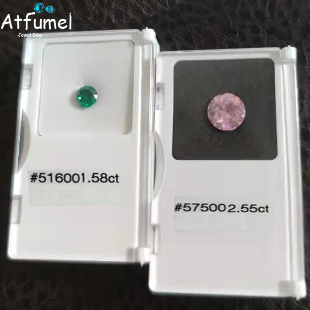 

Оптовая продажа, акриловая защитная коробка для драгоценных камней, демонстрационная витрина для алмазных камней, органайзер для образцов ...