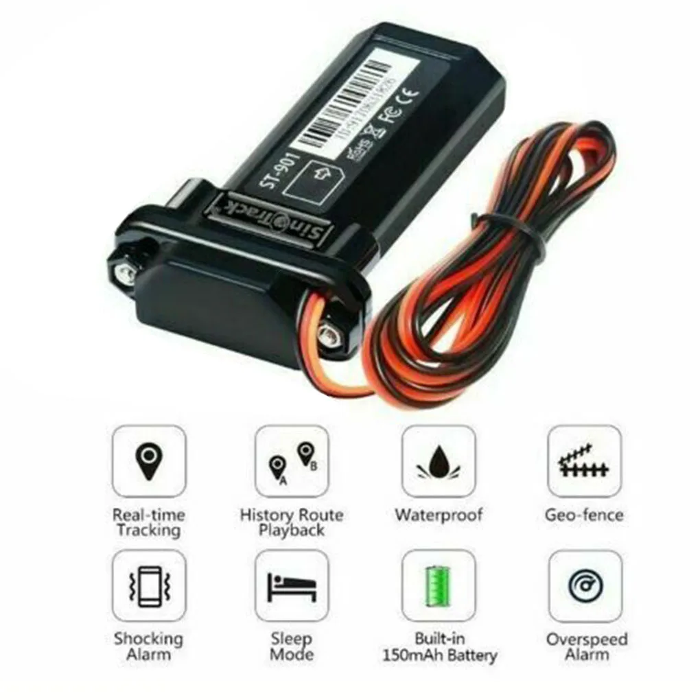 

Mini Waterproof Builtin Battery GSM GPS tracker ST-901 for Car motorcycle vehicle 3G WCDMA device with online tracking software
