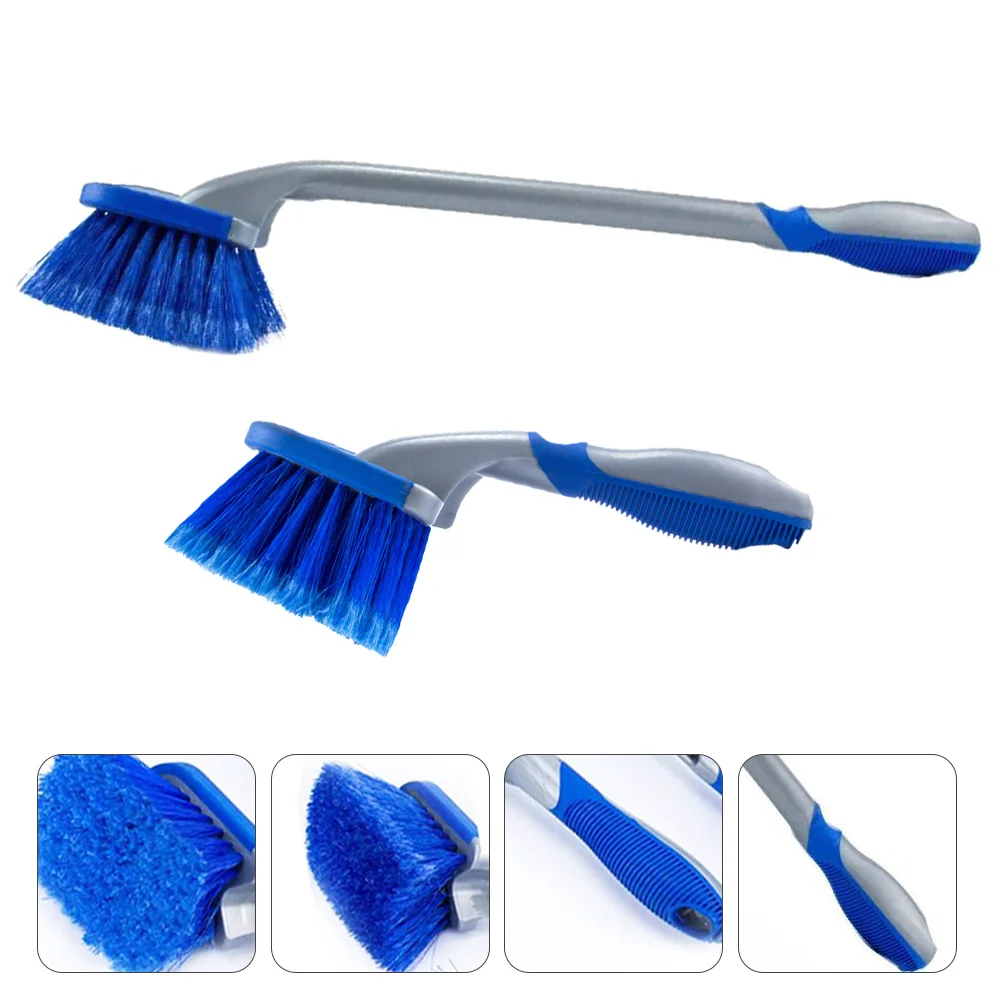 

2pcs Car Washing Detail Brush Auto Detailing Brush Car Interior Cleaning Kit Car Washing Brushes Car Cleaning Brushes