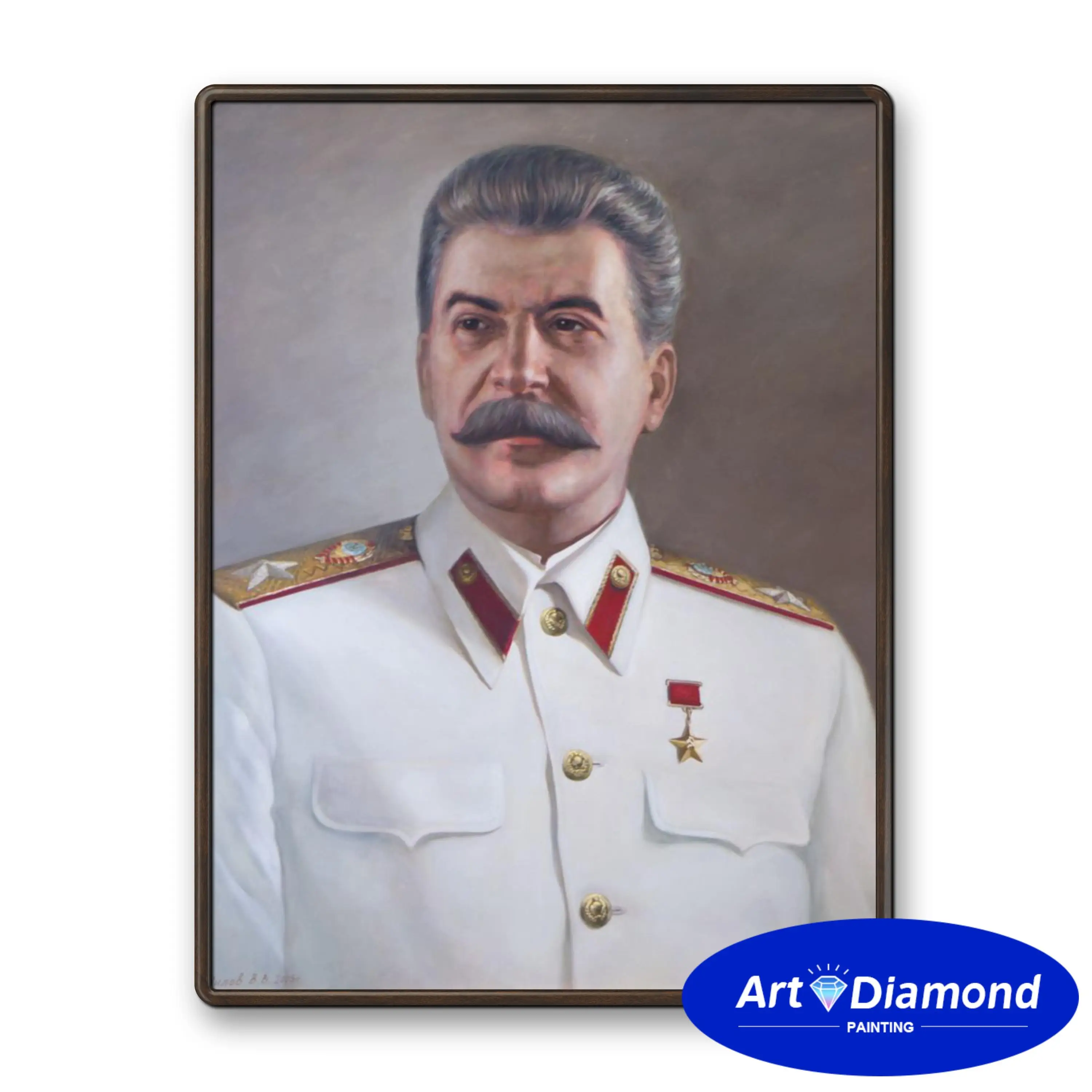 

Алмазная живопись "Ленин и Сталин"