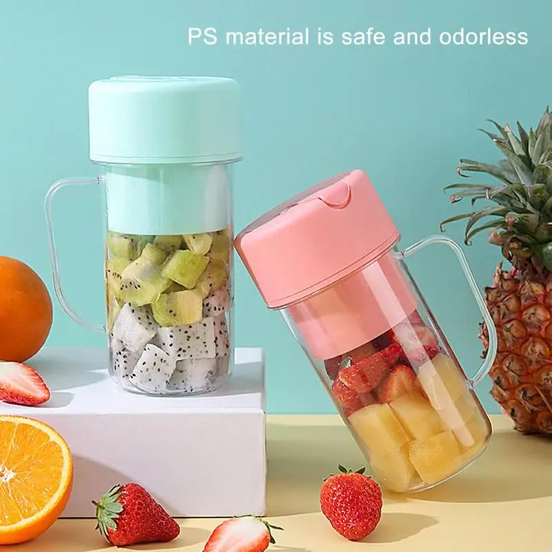 Blending Bottles Electric Portable Cup Juicer Bottle With USB Charging And Straw Drink Cup For Women Men Gym Sports Home And