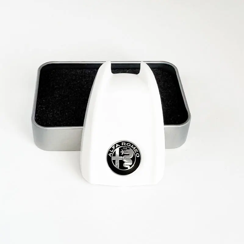 

Чехол для автомобильного ключа, сменный чехол для ключей для Alfa Romeo Giulia Stelvio Tonale, стиль из углеродного волокна