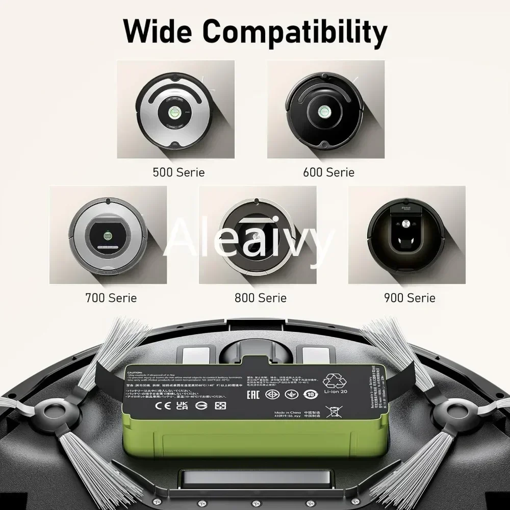 Оригинальный аккумулятор для iRobot Roomba 14 4 В 5200 мАч 500 600 700 800 серии пылесос 620 770 780 580