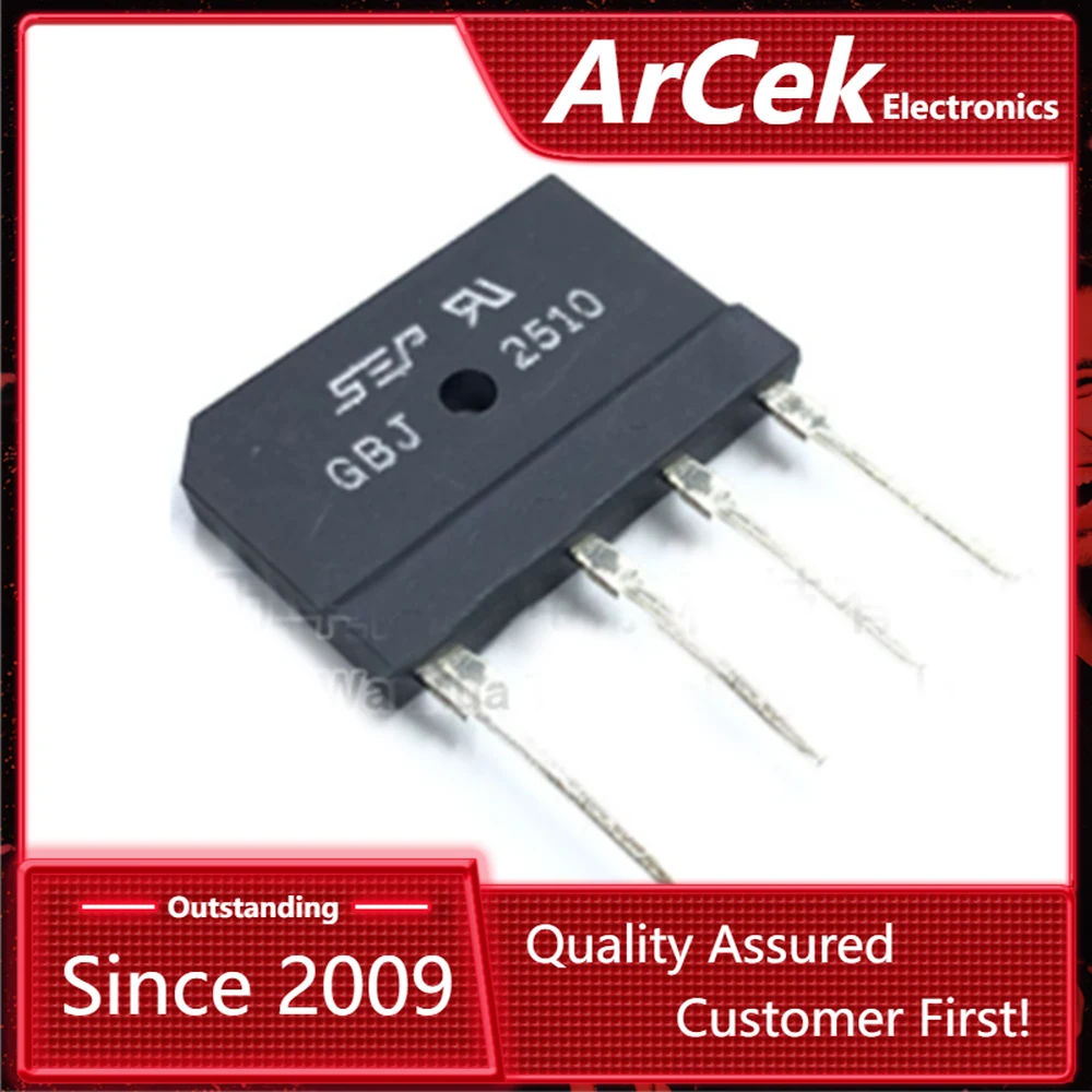 1 шт./партия, диодный мост GBJ2510, 25 А, 1000 в