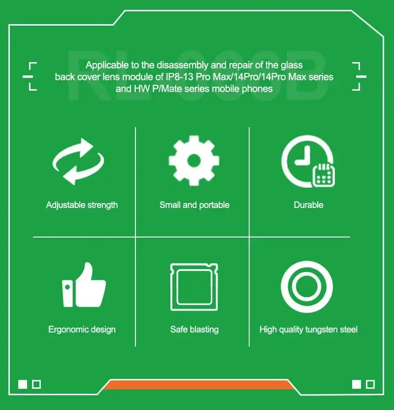 Ручка для разборки заднего стекла телефона