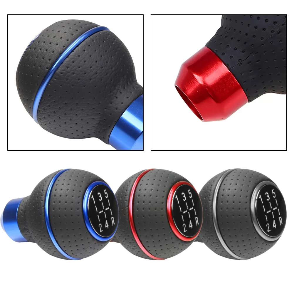 Оптимальная производительность 5-скоростная ручка переключения передач кожаная