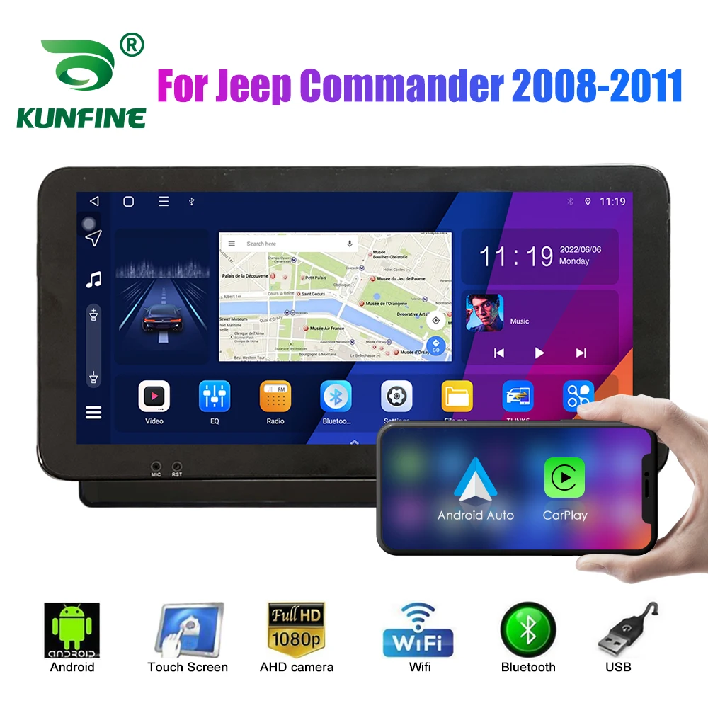 

Car Radio For Jeep Chrysler Dodge universal Octa Core Android 10.0 Car DVD GPS Navigation Player Deckless Car Stereo Headuint