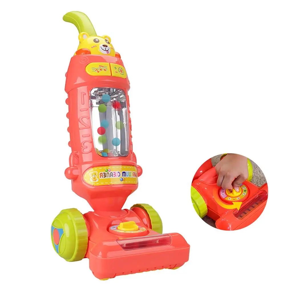 

Kids Electric Vacuum Toy Simulation Battery Powered Housework Educational Housekeeping Toys Boys Girls Without Battery