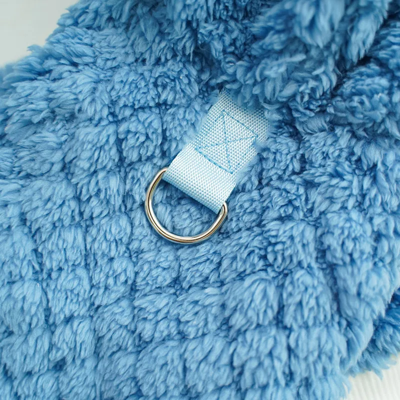 Милая плюшевая одежда для домашних животных забавная кошек зимняя среднего