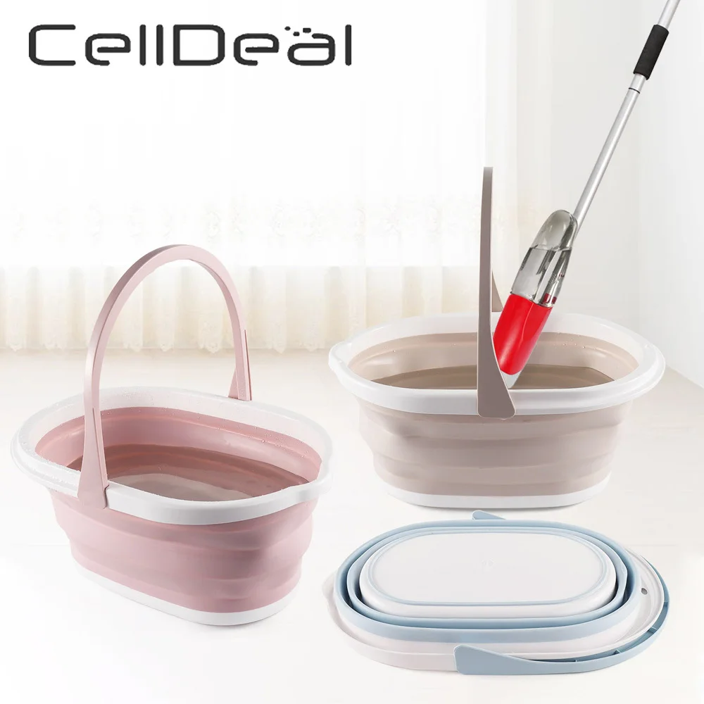

Foldable Wash Bucket Multi-purpose Portable Lightweight Collapsible For Home Kitchen Bathroom Use Large Capacity Washing Tool