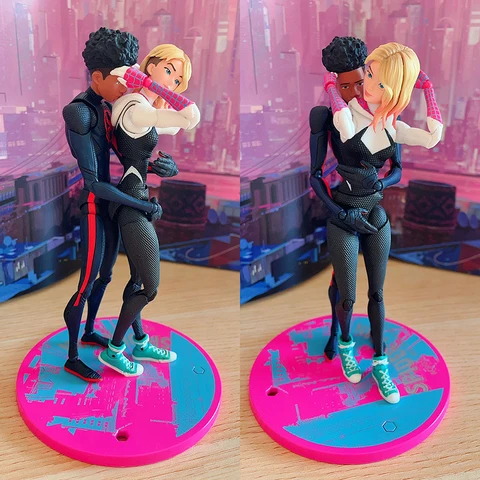 Bandai SHF Майлз Моралес и Гвен Стейси фигурки