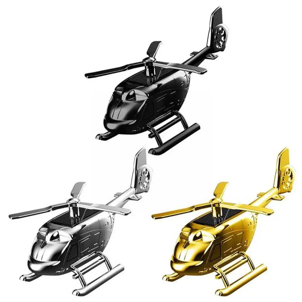 

Car Air Freshener Solar Mini Rotary Helicopter Zinc Car Alloy Diffuser Ornament Air-conditioning Freshener