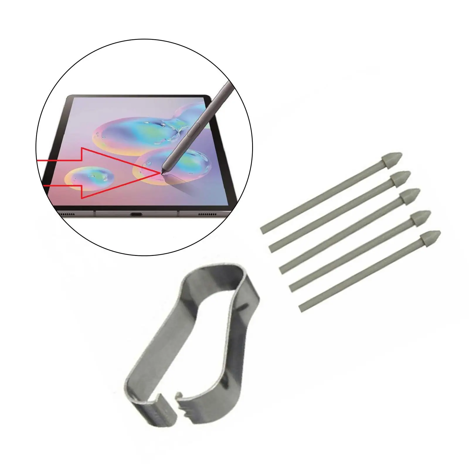 Замена сенсорных наконечников 5 шт. с пинцетом для удаления углеродное волокно