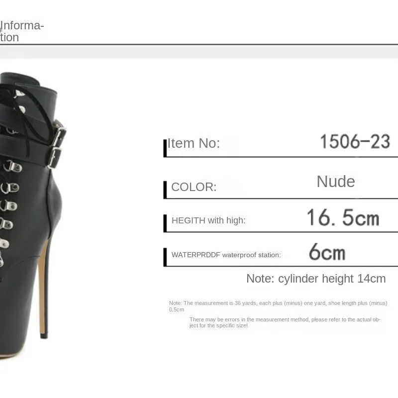YOSBOGR INS Стильные ботинки на очень высоком каблуке и платформе женские сексуальные