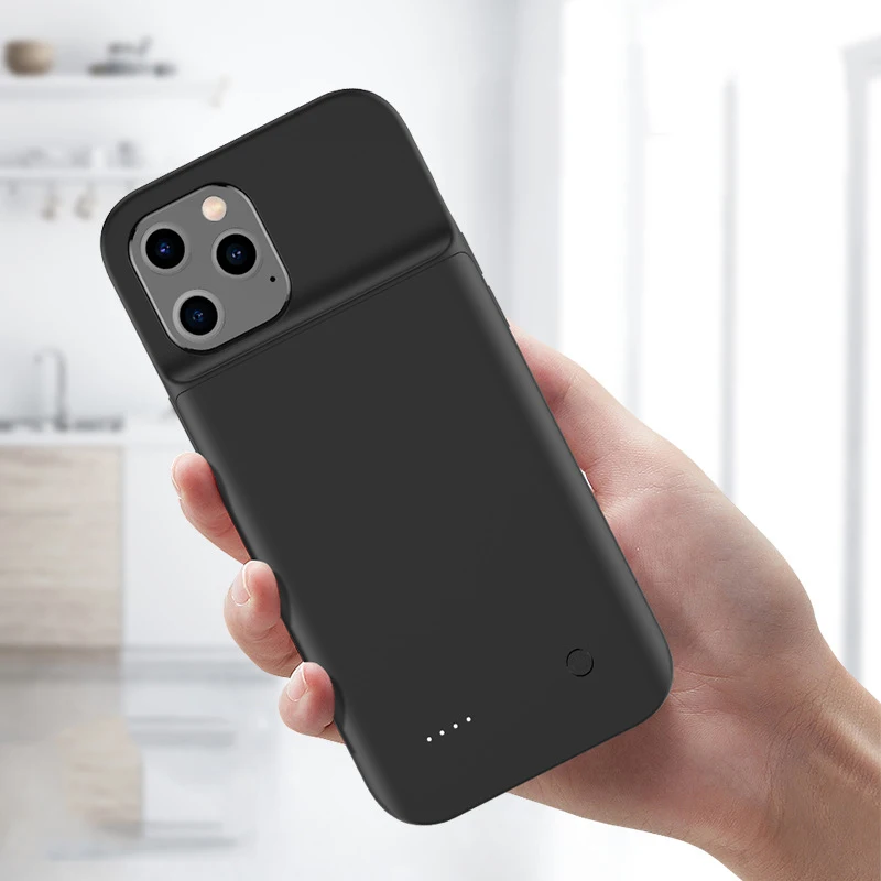 Тонкий чехол для зарядного устройства емкостью 6800 мАч для iPhone 11 12 13 14 15 Pro Max 14 15 Plus 12 13 Mini X XS Max XR Power Bank Charging Case (art.: 3920cf9d511ca) - 3920cf9d511ca