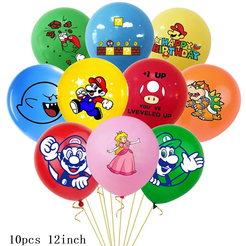 Украшение для торта на день рождения с надписью Marioed баннер мальчиков игровой