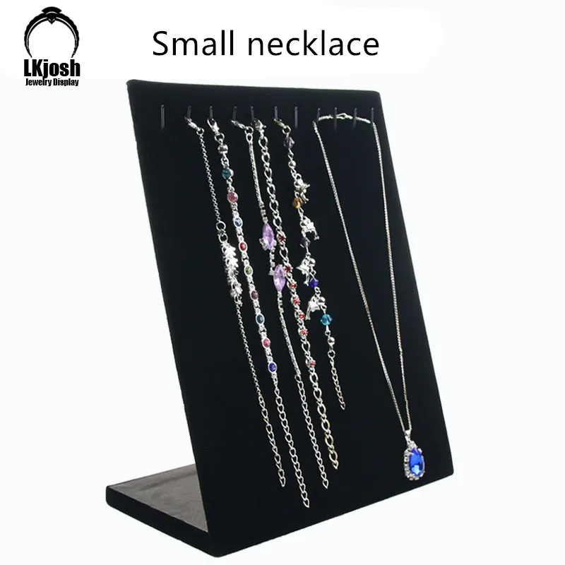 L-образная Подвеска для ожерелья стеллаж хранения женских ювелирных изделий