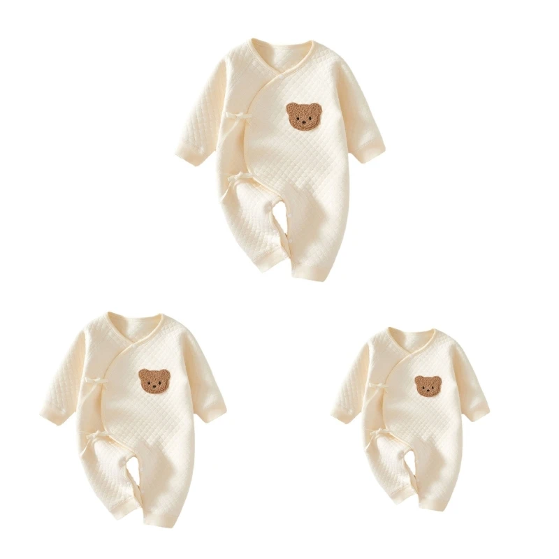 

Cotton Jumpsuits One-Pieces Long Sleeve Baby Romper Winter Clothing Leisure Wear