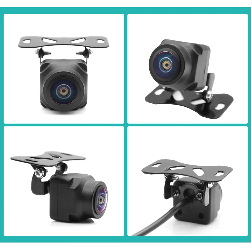 QMKJ CCD Автомобильная камера заднего вида рыбий глаз с чипсами HD ночного видения