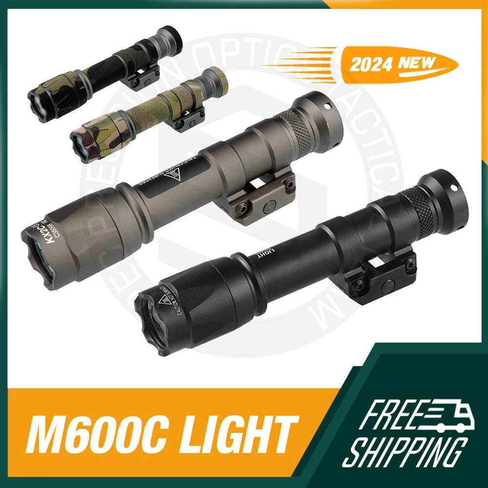 Фонарик WeaponLight SF M600C Тактический фонарь Scout Light Airsoft Мощный с двойным