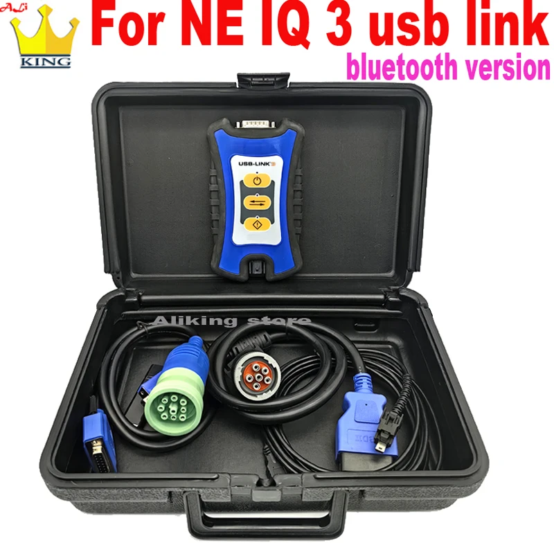 

ДЛЯ NEXIQ 3 USB Link 1 obd2 сканер Bluetooth N3 с программным обеспечением Дизельный грузовик Инструмент диагностики интерфейса сверхмощных грузовиков