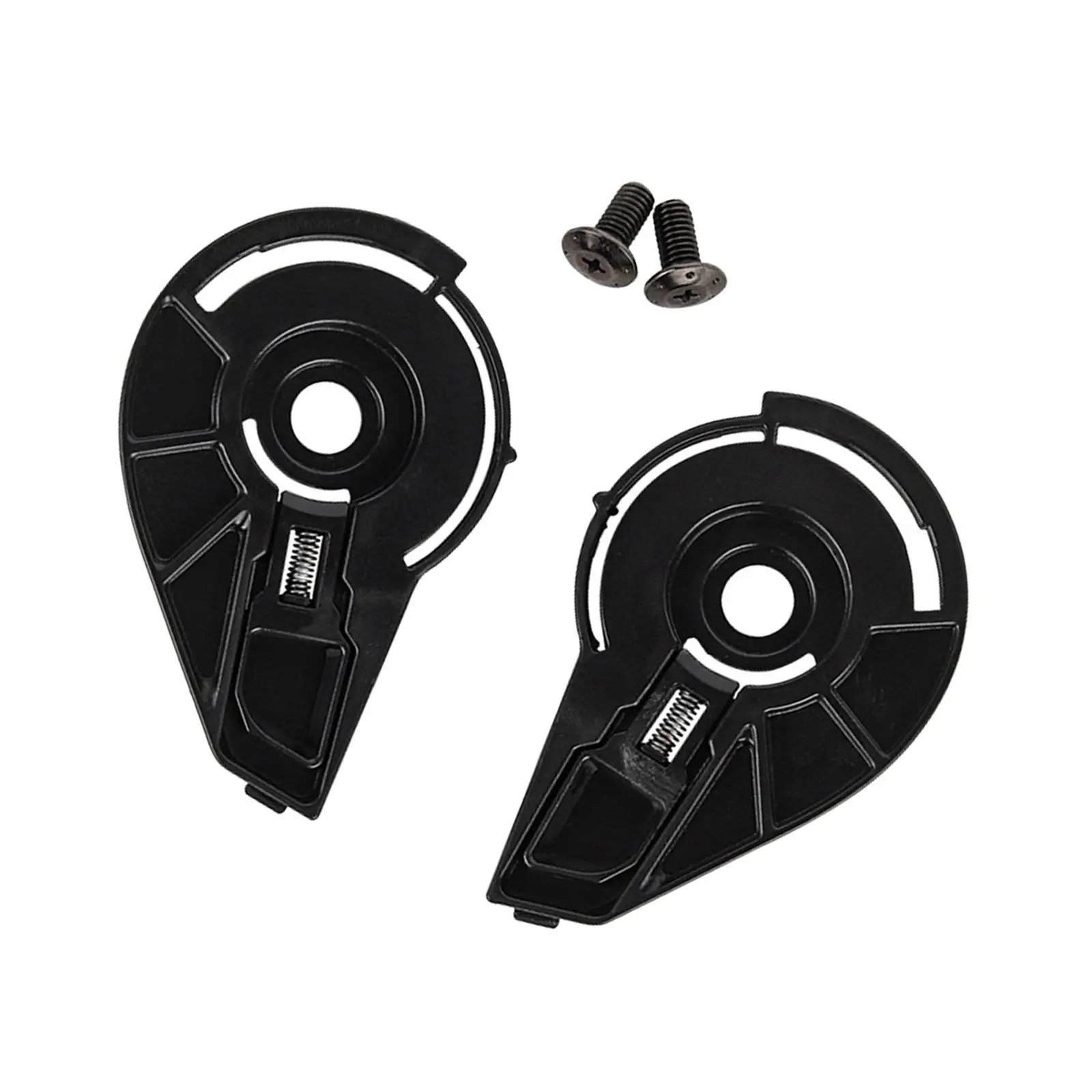 

2 Pieces Motorcycle Helmet Lens Base Motorbike Visor Base for Soman 965