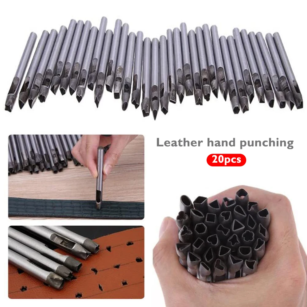 

20 шт./набор, дыроколы для кожи