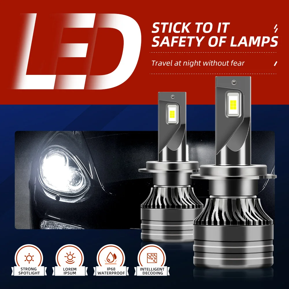 Лампы для автомобильных фар CSP 9005 9012 K 12 в 24 В 9004 лм 2 шт.