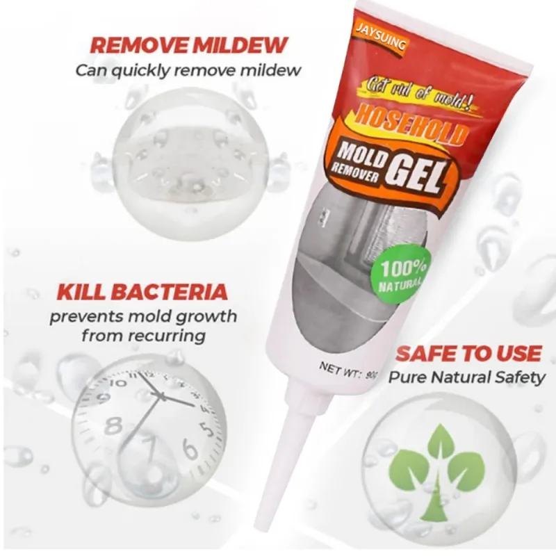 

Household 90g Deep Down Wall Mold Mildew Remover Cleaner Caulk Gel Mold Remover Gel Tile Cleaner Floor Wall Mildew Remover Agent