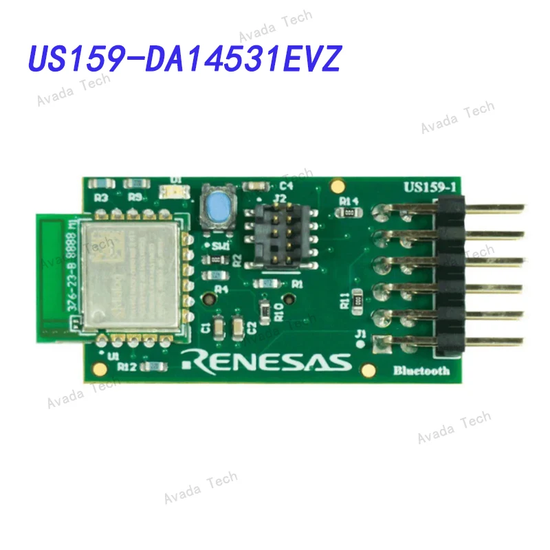 

Avada Tech US159-DA14531EVZ PMOD дочерняя карта для модуля DA14531 Bluetooth LE, RoHS COM
