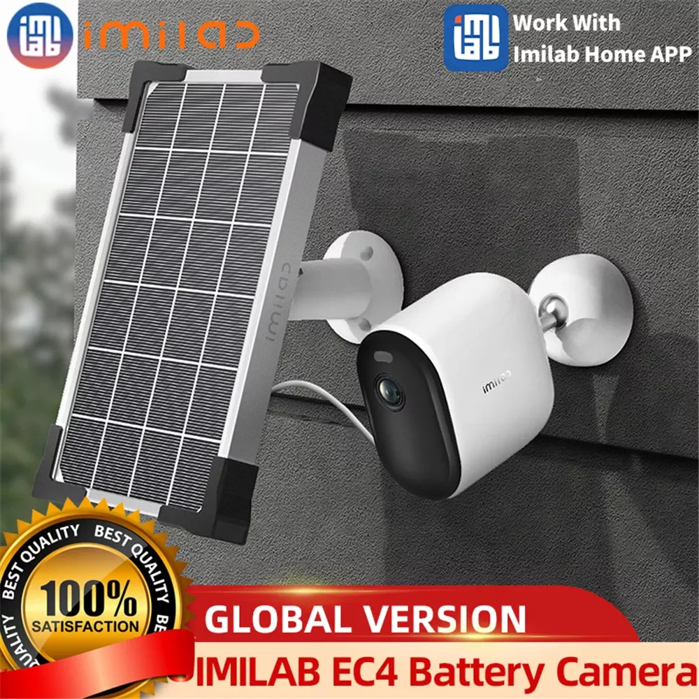 

IMILAB EC4 Solar Camera Outdoor Spotlight Battery Video Surveillance System Kit 4MP HD IP Wireless WiFi Smart Home Security CCTV
