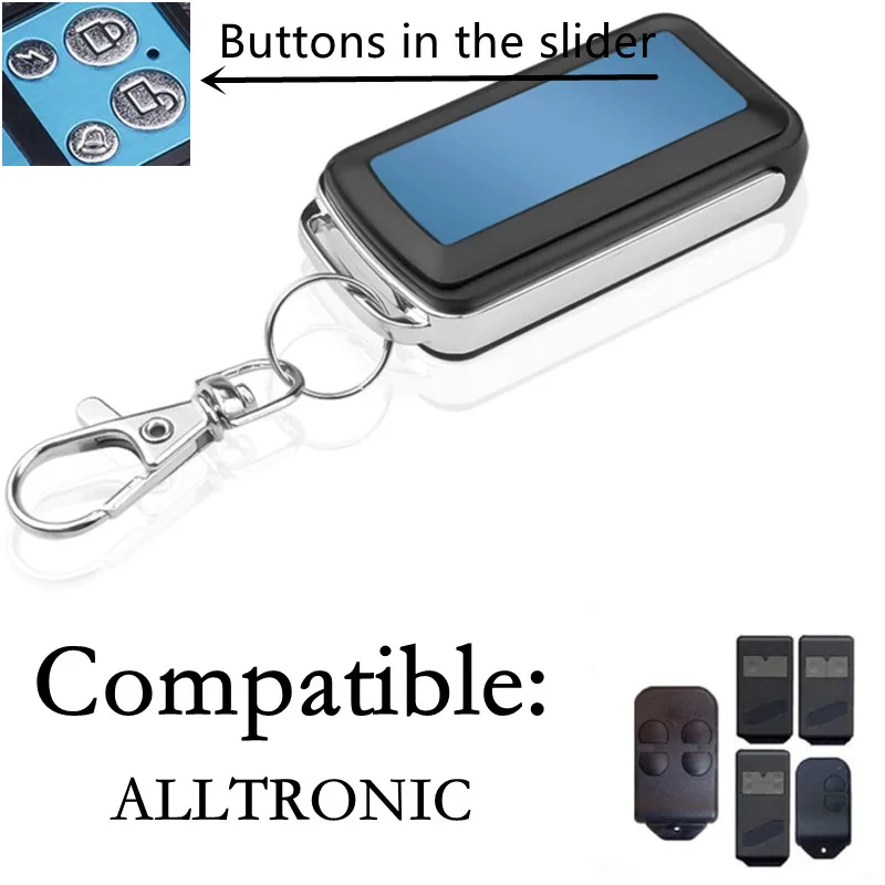 Для пульта дистанционного управления гаражной дверью ALLTRONIC, семейная запасная копия дубликатора с фиксированным кодом 433 МГц
