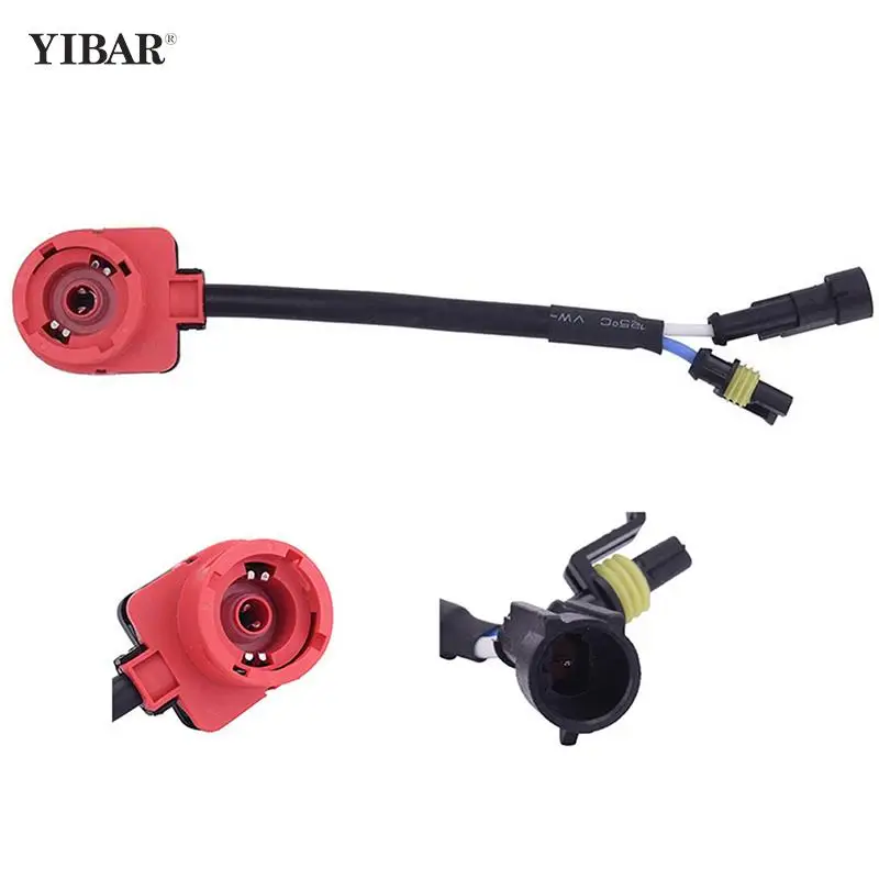 

D2 D2S Wire Plug Cable Connectors D2S Socket Base Adapter D2R D2C HID Wiring Harness AMP Adapter Converter
