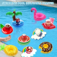 inflatable cup holder swimming pool float drink holder beer cooler water play float beer food fruit tray pool inflatable coaster